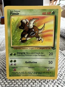 Juego de cartas Pokémon Pinsir Jungle 25/64 casi como nuevas raras no holográficas 1999 - Imagen 1 de 4