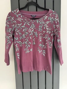 Maine New England Women's Purple Blouse, Size 14, Jersey Style - Picture 1 of 3