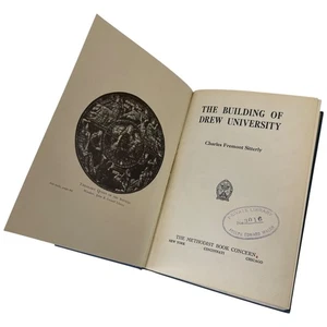The Building of Drew University Charles Fremont Sitterly Hardcover Book 1933 - Imagen 1 de 11