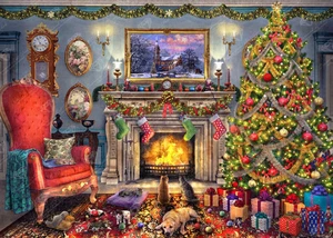 Diamond Art Club  "Festive Fireplace" by Dominic Davison - Picture 1 of 2