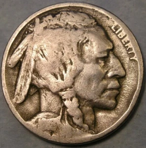 1918/7 D BUFFALO INDIAN HEAD NICKEL SCARCE OVER DATE CIRCULATED QUALITY FS-101 - Picture 1 of 5
