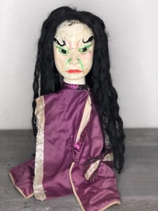 ANTIKE CHINESISCHE ASIATISCHE OPERNPUPPE HOLZ HANDPUPPE 1800c - Bild 1 von 12
