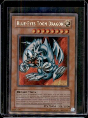 Blue-Eyes Toon Dragon MRL-000 Secret Rare Yugioh Card Heavy Played #1 - Image 1 of 2