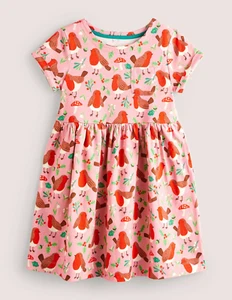 NWT Mini Boden Short Sleeve Fun Jersey Dress - Picture 1 of 20