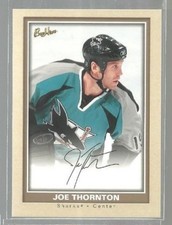 2005-06 Beehive Beige #74 Joe Thornton Facsimile Auto (ref41867)