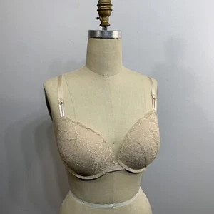 Victorias Secret Soft Lined Bra Lace 32D - Picture 1 of 8