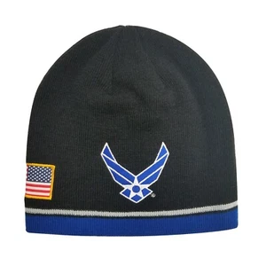 Icon Sports U.S. Air Force Beanie Official Embroidered Flag USAF - Battle Flat - Picture 1 of 1