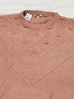 Poncho Loft  Pink Sweater Sz M/l New With Tags