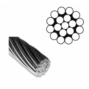 T316/A4 Edelstahl Drahtseil 1x19 Strang (verkauft pro Meter siehe Beschreibung) - Bild 1 von 1