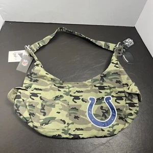 NFL Indianapolis Colts Officially Licensed Camo Purse Handbag Zip Close Side - Picture 1 of 2