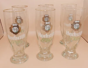 Hochstift Pils 6 Stück Bierglas altes Bier Glas gebraucht - Bild 1 von 9