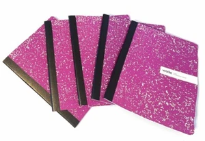 Office Depot Composition NoteBook Wide Rule 7.5” x 9.75” 100 Sheet Per (5PK) NEW - Picture 1 of 5