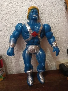 He-Man Jumbo seltenes mexikanisches Bootleg Spielzeug, Kunststoff-Blasform 14 Zoll BLAU - Bild 1 von 8