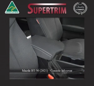 CONSOLE LID Cover Fits Mazda BT-50 TF (2021-Now) Neoprene Waterproof - Picture 1 of 8