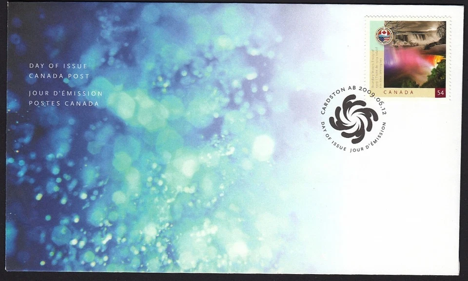 qq. NIAGARA FALLS USA side = BOUNDARY WATERS TREATY Official FDC Canada 2009 Foto 1 de 1