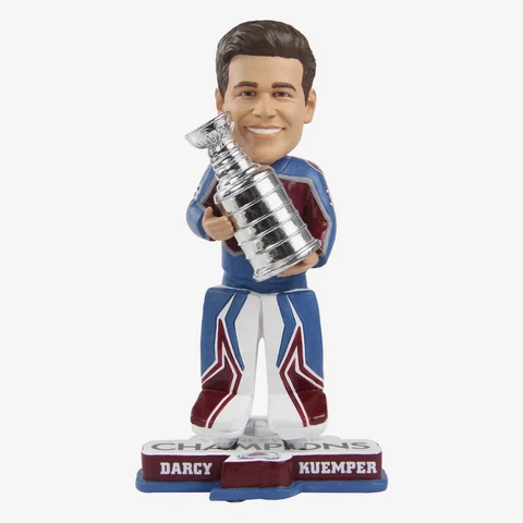 Darcy Kuemper Colorado Avalanche 2022 Stanley Cup Champions Bobblehead NHL Cover