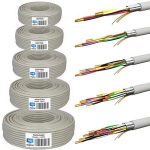 Telefonkabel Telefonleitung J-Y(ST)Y Fernmeldekabel Verlegekabel 25m 50m 100m - Afbeelding 1 van 9