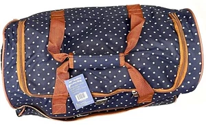 20” Rolling Wheeled Duffel Bag Carry on Trolley Bag Travel Luggage two Zipper - Picture 1 of 5