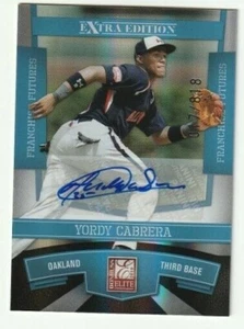 2010 Donruss Elite Yordy Cabrera Oakland Athletics Autograph Auto Card /818 - Picture 1 of 1