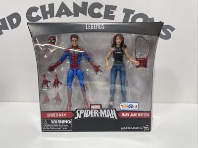 Marvel Legends Mary Jane & SPIDER-MAN 蜘蛛侠 TRU 独家玩具 R Us 2 包 — 第 1/4 张图片