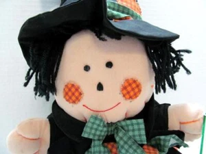 Patchwork HEXE Halloween Stofftier Plüsch 13 cm - Bild 1 von 5