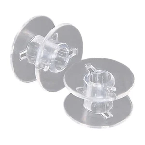 40X Plastic Bobbins Sewing Machine Janome Brother Elna Singer Spool Class 15 - Picture 1 of 3