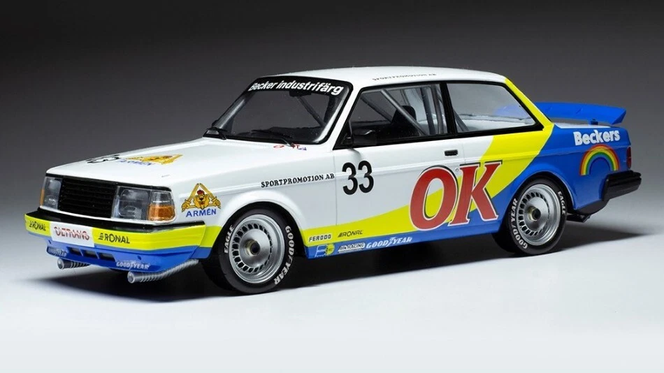 Volvo 240 Turbo #33 Ok Etcc Zolder 1985 Andersson/petersson 1:18 Model IXO MODEL - Immagine 1 di 1