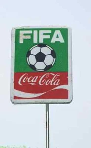 FIFA - COCA-COLA sponsor pin badge football soccer fussball futbol vintage pin ! - Picture 1 of 2