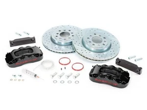 Sistema de frenos BAER 13,5" delantero PRO 6P kit negro/rojo se adapta a 07-18 Jeep Wrangler JK - Imagen 1 de 7