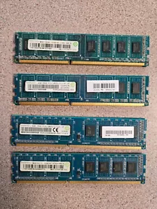 Ramaxel 8GB (2x4GB) PC3-12800 DDR3-1600MHz 2Rx8 1.5V Desktop Memory Ram - Picture 1 of 2