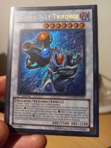 Yu-Gi-Oh! - Genex Ally Triforce HA04 1st Ed Secret FOIL NM - Picture 1 of 1