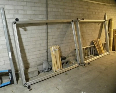 (BONITO - CALIDAD) Marco de cama IKEA DELAKTIG 19615 QUEEN en aluminio de alta resistencia Foto 1 de 4