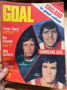 GOAL MAGAZINE #239 31 MAR 1973 REVISTA DE FÚTBOL DEL REINO UNIDO - PÓSTER DEL EQUIPO DE INGLATERRA (LL) - Imagen 1 de 7