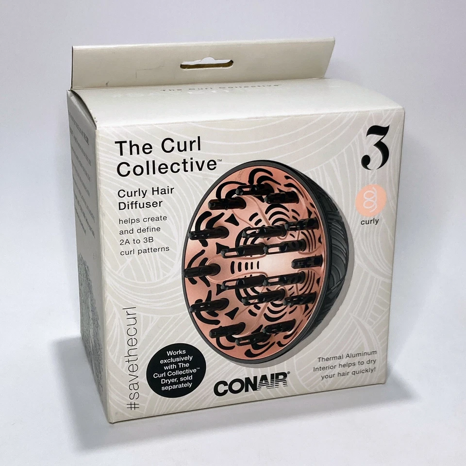 Conair The Curl Collective Curly Hair Diffuser Model NPTCCA01.