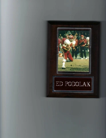 ED PODOLAK PLAQUE KANSAS CITY CHIEFS KC FOOTBALL NFL Cover