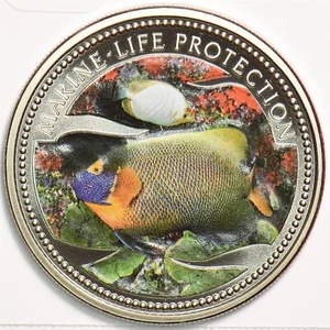 Palau 2001 Dollar Angelfish Butterflyfish 299502 combine shipping - Picture 1 of 2