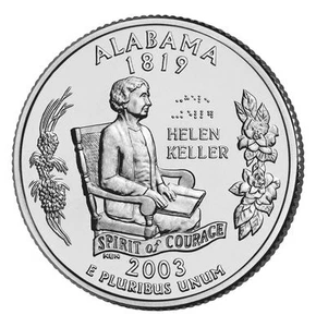 2003 P Alabama State Quarter BU - Picture 1 of 2
