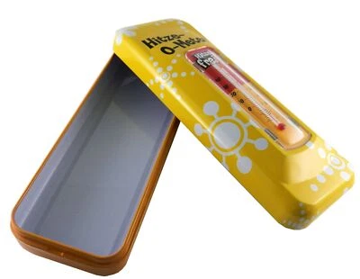 HAMELIN SAS Toggo - Metalletui Stiftebox Faulenzer Metall Blechetui Faulenzer Hitze-O-Meter