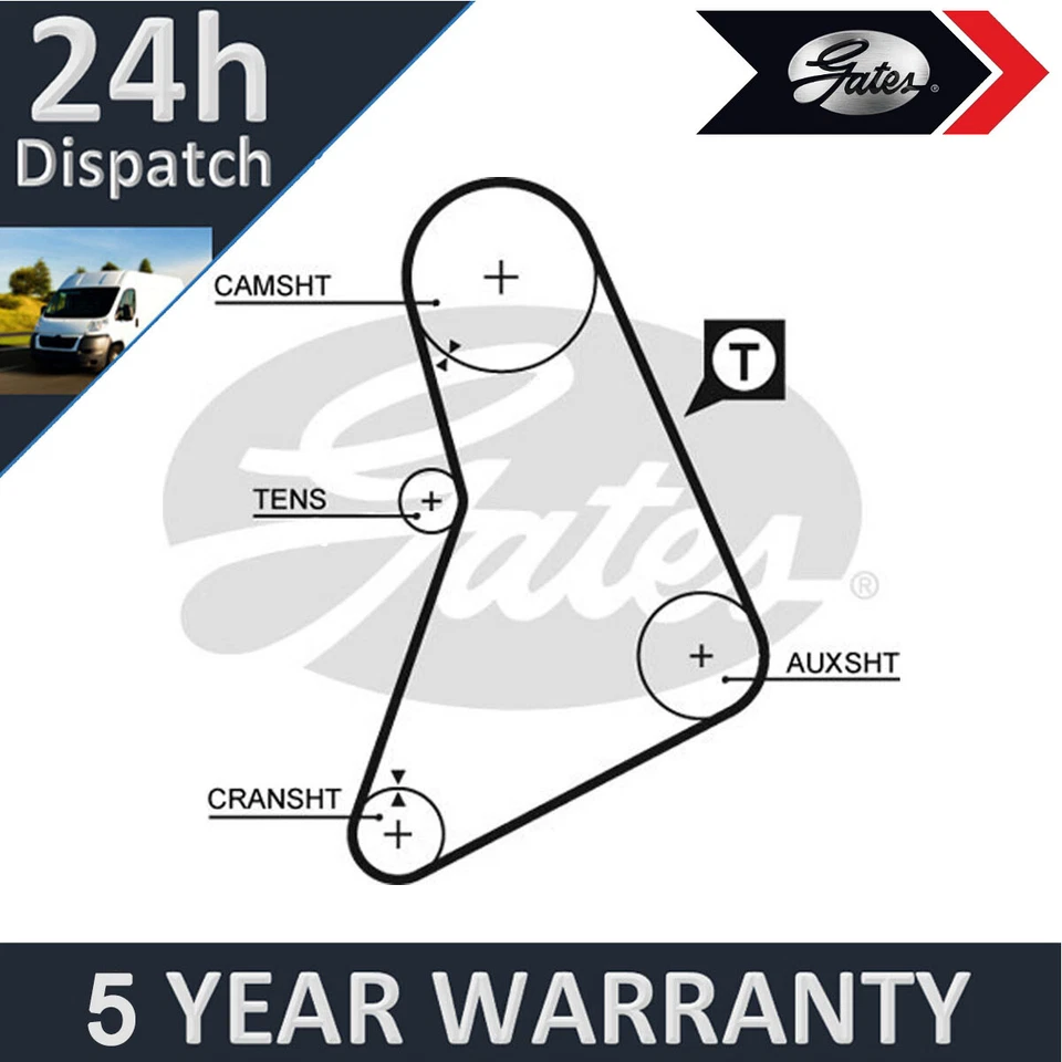 Gates Timing Cam Belt Fits Ford Sierra Capri Escort Cortina Transit - Image 1 of 1