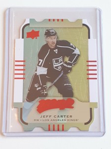 35 Jeff Carter - Teal Level 1 - Colors & Contours -  MVP 2015-16 - Upper Deck