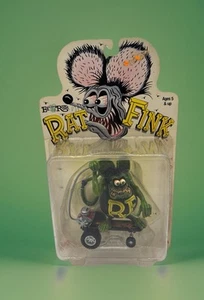 RAT FINK "Rat-a-tude" ON SKATEBOARD - Jonzo Ed Roth Sideshow Toys - RARE - Picture 1 of 11