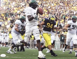 Dennis Dixon Oregon Ducks signiert 11x14 mattes Foto JSA authentifiziert - Bild 1 von 2