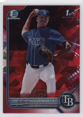 2022 Bowman Chrome Draft Sapphire Edition Red /5 Trevor Martin #BDC-184 - Image 1 of 2