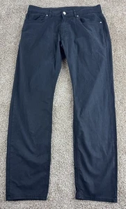 Peter Millar Pants Men's 32x30 Black Crown Crafted Wayfare 5 Pocket Tailored - Picture 1 of 10