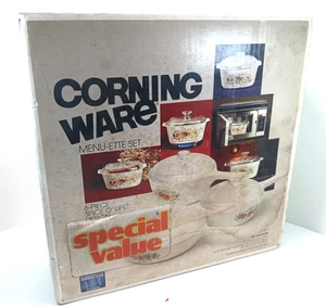Vintage CorningWare Menu-ette Set P-100-8 Spice of Life-Unopened Box - Picture 1 of 3