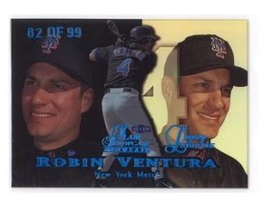 1999 Flair Showcase Legacy Collection /99 Row 1 ROBIN VENTURA #56L Showtime - Picture 1 of 3