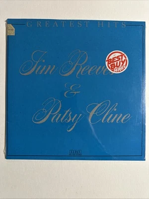 Jim Reeves & Patsy Cline Greatest Hits LP Factory Sealed Record RCA 1981 - Image 1 of 4