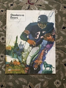 1967 Chicago Bears at Pittsburgh Steelers NFL Football Program 9-12-67 - Picture 1 of 1