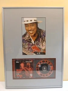 Signiertes und gerahmtes Eddy Clearwater Foto & CD 15,5 x 20" Mean Case of Blues - W - Bild 1 von 10