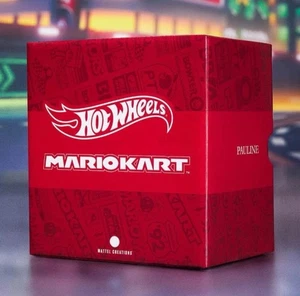 SDCC 2025 Mattel Creations Hot Wheels exclusivo Mario Kart Pauline en mano - Imagen 1 de 2